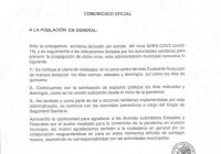 EMITEN COMUNICADO OFICIAL EN ACAYUCAN, VERACRUZ