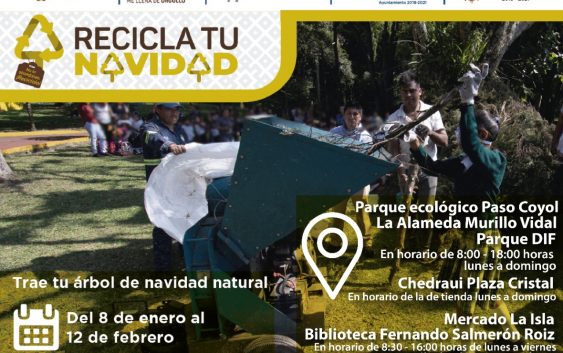Córdoba sede estatal del programa Recicla tu Navidad 2021