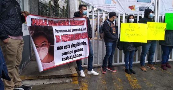 SECRETARÍA DE SALUD LOS DESPIDE EN PLENA PANDEMIA