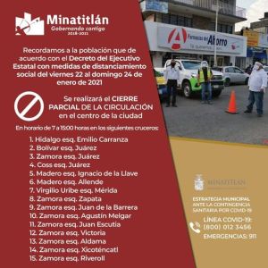 H.AYUNTAMIENTO DE MINATITLAN TE INFORMA