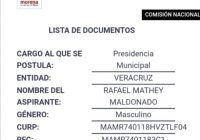 REGISTRADO RAFA MATHEY, VA EN LA ENCUESTA POR MORENA..!