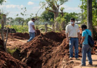 ACAYUCAN: Recorre obras en Corral Nuevo el alcalde Cuitláhuac Condado y agradece la confianza de los habitantes.