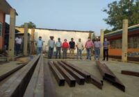 Fredy Ayala supervisa obra en Jardín de niños María Montessori