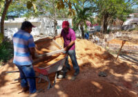 Se avanza con los trabajos de construcción en Casa de la Juventud