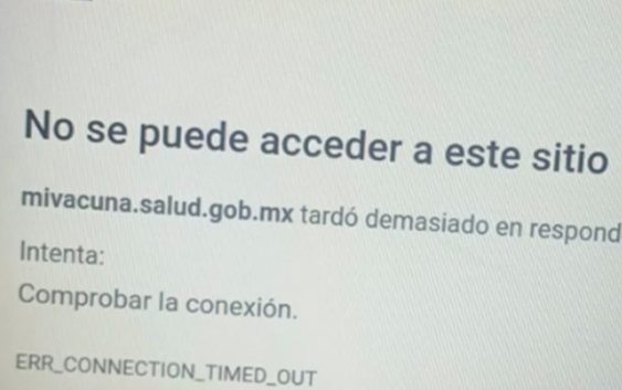 Con fallas, inicia registro de vacunación contra COVID-19 para adultos mayores