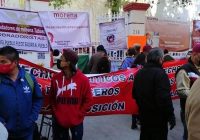 Protestan en Morena contra aspirantes duartistas