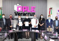 OPLE Veracruz y el Sistema Estatal Anticorrupción, firman Acuerdo de Colaboración para garantizar un Proceso Electoral Local Ordinario libre de corrupción