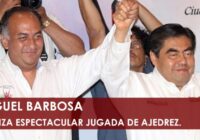 MIGUEL BARBOSA REALIZA ESPECTACULAR JUGADA DE AJEDREZ.