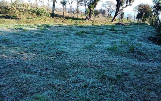 Huatusco llegó a 2 grados y hoy, más frío en la región