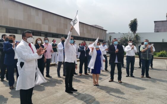 IMSS Veracruz sur da banderazo de salida a ruta por la salud