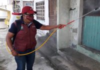 Se realizan trabajos de fumigación contra el Dengue en Agua Dulce