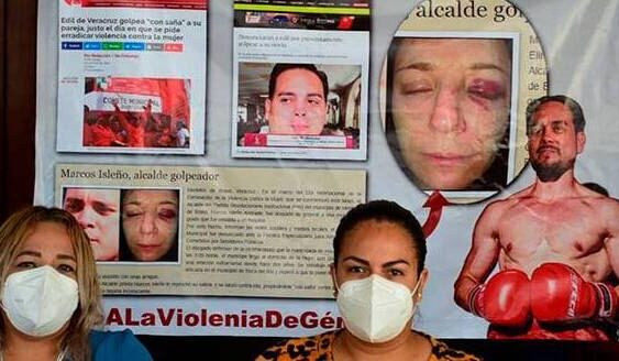 Piden mujeres del PVEM, PT y Morena, que Marcos Isleño sea enjuiciado por lesiones a su pareja