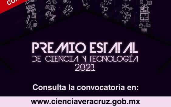 COVEICYDET abrió la convocatoria del Premio Estatal de Ciencia y Tecnología 2021