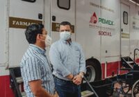 Llega a Cosamaloapan unidad medica móvil de Pemex gestión del alcalde Raúl Hermida Salto