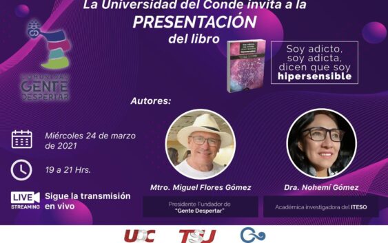 Presenta la Universidad del Conde Libro sobre Hipersensibilidad Emocional