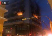 Seguimiento al incendio del edificio INTRA en Veracruz