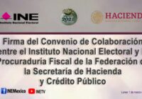 Suscriben INE y PFF-SHCP convenio de colaboración para combatir el uso de recursos públicos y delitos fiscales