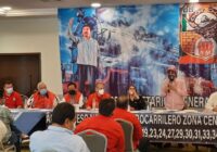 Refrendan ferrocarrileros de la zona centro norte  unidad y fortaleza  del STFRM con Víctor Flores Morales