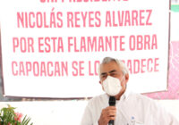 Inaugura Alcalde domo comunitario en Capoacán