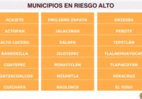 21 municipios en riesgo alto por COVID-19