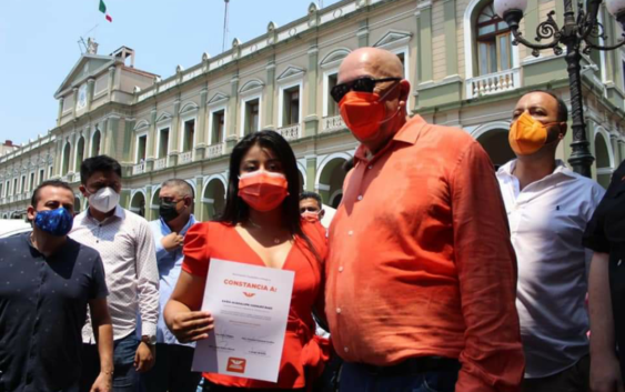 Rinde protesta Tomás López como candidato a alcalde de Córdoba por MC