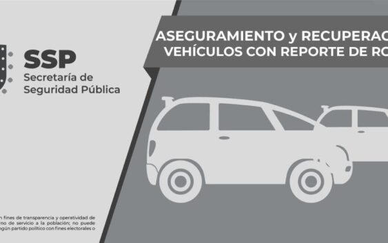 Recupera SSP 47 vehículos en 21 municipios