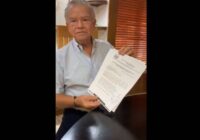 Andrés Granier presume su registro como candidato del PRI a la alcaldía de Tabasco