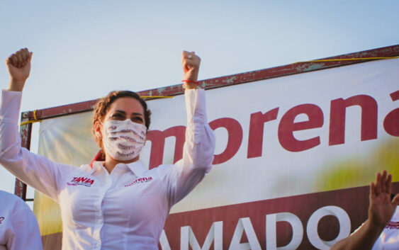 Espectacular cierre de campaña, el distrito 11 respalda a Tania para Diputada