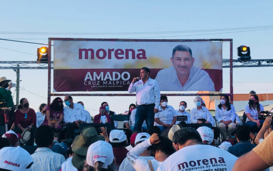 Mi principal compromiso es el empleo y la seguridad: Amado Cruz Malpica