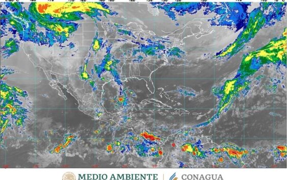 Se pronostican lluvias intensas para Chiapas, y muy fuertes en Oaxaca y Veracruz