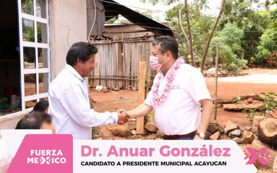 Con fuerza por la alcaldía de Acayucan: Anuar González