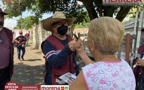 Convertir la esperanza en una realidad mediata, compromiso de Leo Herrera en Úrsulo Galván