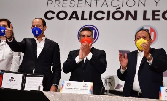 PRI, PAN y PRD formalizan su alianza legislativa para disminuir el poder de AMLO