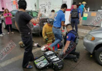 Se desploma alero y deja 4 heridos en centro de Coatepec