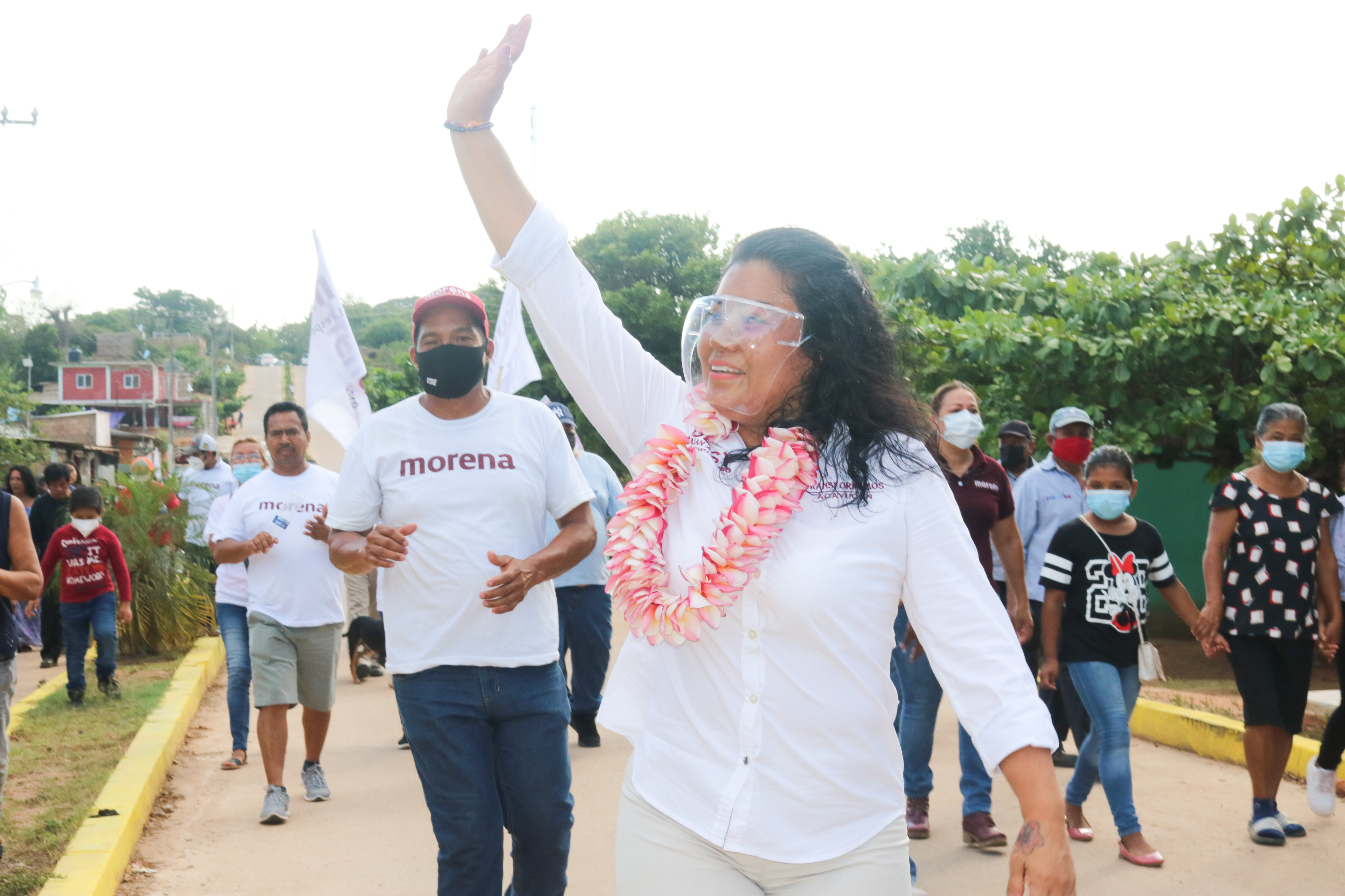 Se llevó a cabo el cierre de campaña de la candidata Deisy Juan Antonio en Ixhuapán y Corral Nuevo