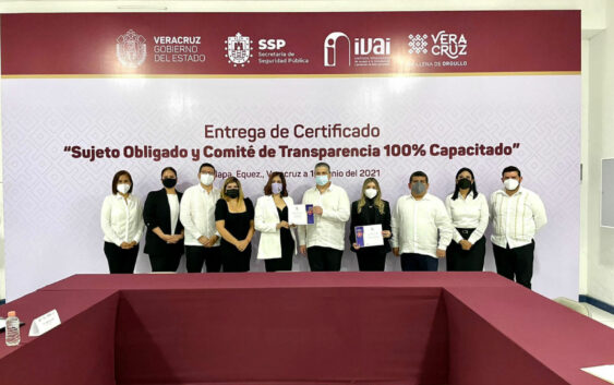 Acredita SSP proceso de certificación en transparencia