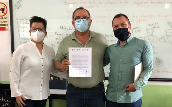 Regresa el ingeniero Axell Trolle Tadeo a la dirección de CECYTEV de Tres Valles