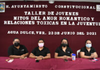 Instituto Municipal de la Mujer imparte taller “Mitos del amor” a jóvenes de Agua Dulce