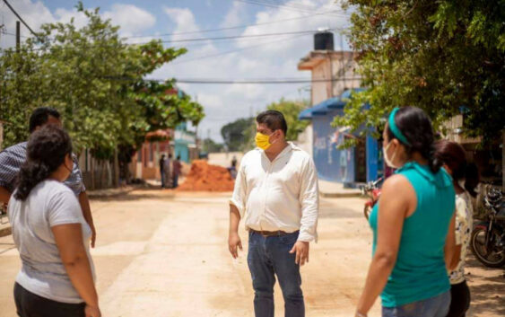 Supervisa alcalde los avances del colector de la calle Chiapas en la colonia Chichihua ll