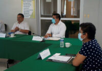 Sesiona H. Consejo consultivo para rendir informe de actividades emprendidas en 2020-2021, en Coatzacoalcos, Veracruz