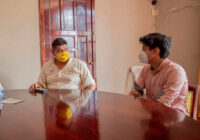 Juan Manuel Polito Lagunes visitó al alcalde de Acayucan