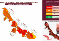 La Federación mantiene a Veracruz en color naranja del Semáforo de Riesgo Epidémico