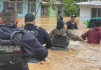 Policía Estatal mantienen acciones de apoyo a la población afectada a causa del paso del Huracán Grace