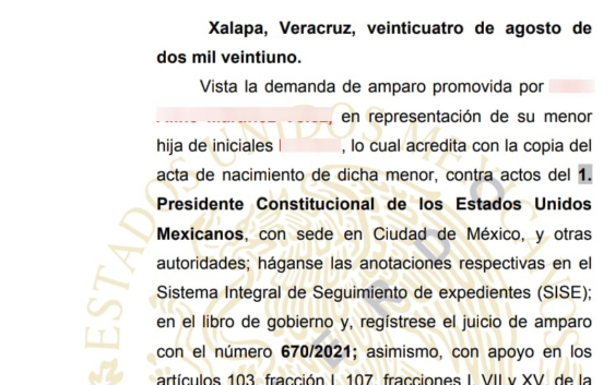 En Xalapa ya fue vacunada contra Covid menor de edad quien ganó amparo para recibir la inmunización