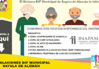 Este lunes 30 de Agosto adultos mayores podrán realizar los trámites de credencialización y afiliación al INAPAM en Sayula de Alemán