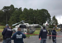 Se desploma helicóptero con el Secretario de Gobierno de Veracruz a bordo