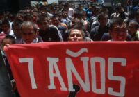 Marchan en CDMX a 7 años de la desaparición de los 43 normalistas de Ayotzinapa