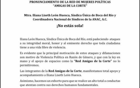 No debemos permitir denosten nuestro trabajo y peor aún con nuestra dignidad y familia:Iliana León Huesca