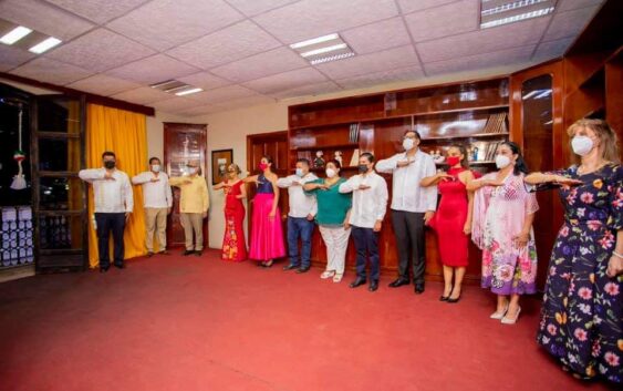 Grito de Independencia en Acayucan Veracruz