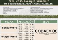 Vacunacion en Cosoleacaque para 18 a 39 años
